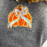 Preppy Pumpkin Rhinestone Tee
