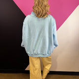 Dilly Dally Reversible Mockneck Sweatshirt