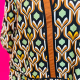 Autumn Mosaic Mini Dress