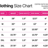 Coffee Date Ruffle Pajama Set