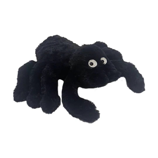 Spider Warmies® Large 13-inch plush toy in black with eight soft legs