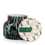 Capri Blue Crystal Pine Candle, 19oz, in a decorative jar. 