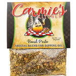 Carmies Basil Pesto Bread Dipping Oil Mix with garlic, Parmesan, and basil for Italian-style flavor.