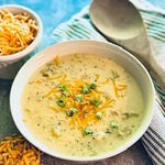 Carmies Broccoli Cheddar Soup Mix with rich, creamy cheddar and broccoli flavor for quick homemade comfort. 