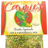 Carmies Fiesta Spinach Dip Mix made with spinach, bell pepper, and herbs for easy party dipping.