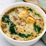 Carmies Italian Sausage & Pasta Soup Mix with herbs, spices, and pasta for rich, hearty flavor.