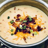 Carmies Loaded Baked Potato Soup Mix with creamy texture and rich flavor for cozy comfort meals.