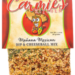 Carmies Manana Mexican Dip Mix with chilies, cumin, and spices for creamy, bold Southwestern flavor.