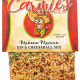 Carmies Manana Mexican Dip Mix with chilies, cumin, and spices for creamy, bold Southwestern flavor.