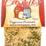 Carmies Peppercorn Parmesan Dip Mix with creamy Parmesan, garlic, and black peppercorn flavor for snacking.