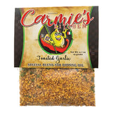 Carmies Toasted Garlic Bread Dipping Oil Mix for savory olive oil dips, pasta, and marinades.
