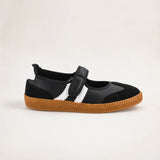 Corkys black casual sneakers with lace-up design, cushioned footbed, and lightweight sole.