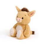 Cozy Cute Donkey Warmies plush with lavender scent, microwavable, and weighted for comfort.