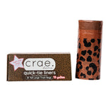 Leopard print 13-gallon trash liners for kitchen and household trash cans.