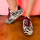 Shu Shop Sarah Zebra Hair Sneakers