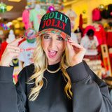 Holly Jolly Plaid Hat