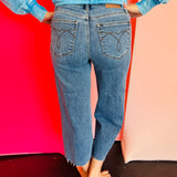 Judy Blue Cropped Classic Raw Hem Jeans
