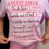 To Do List Tee