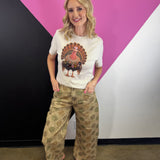 Jewel Collared Turkey Tee
