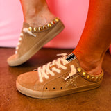 Shu Shop Camel Suede Pia Backless Sneakers