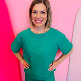 Kelly Green Tee Pant Set