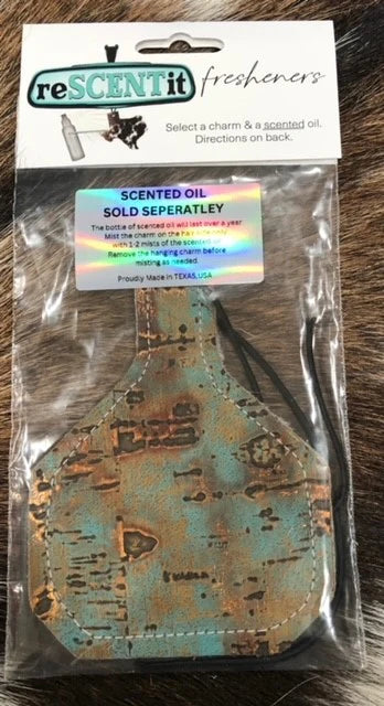 Cow Tag Shape ReSCENTit Car Freshener