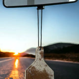 Cow Tag Shape ReSCENTit Car Freshener