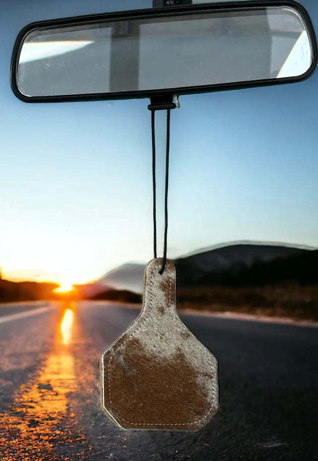 Cow Tag Shape ReSCENTit Car Freshener