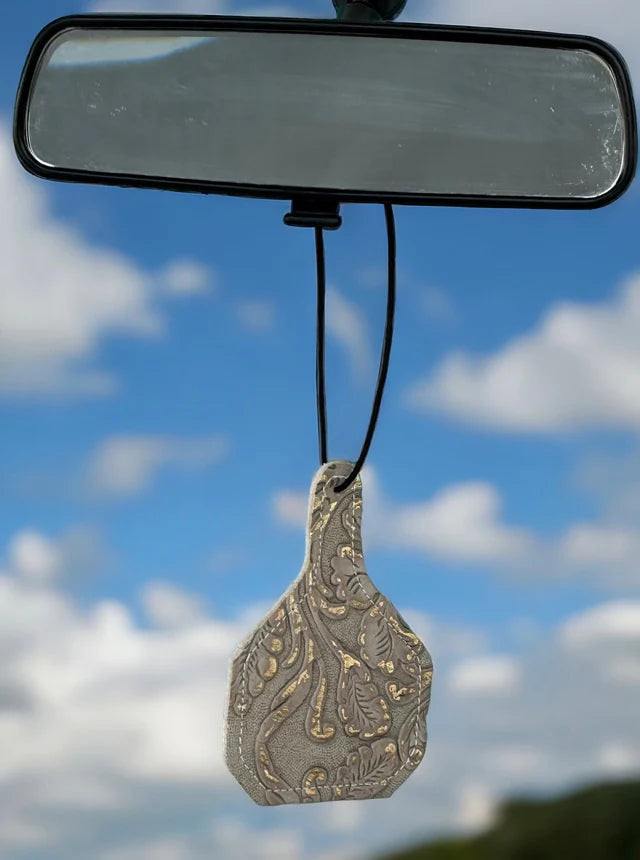 Cow Tag Shape ReSCENTit Car Freshener