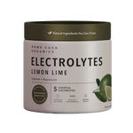 Lemon Lime electrolyte drink mix made with organic fruit and coconut water