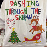 Dashing Through The Snow Christmas Sweatshirt