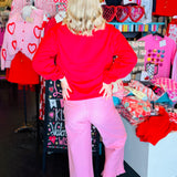 Red Be Mine Pullover Sweatshirt