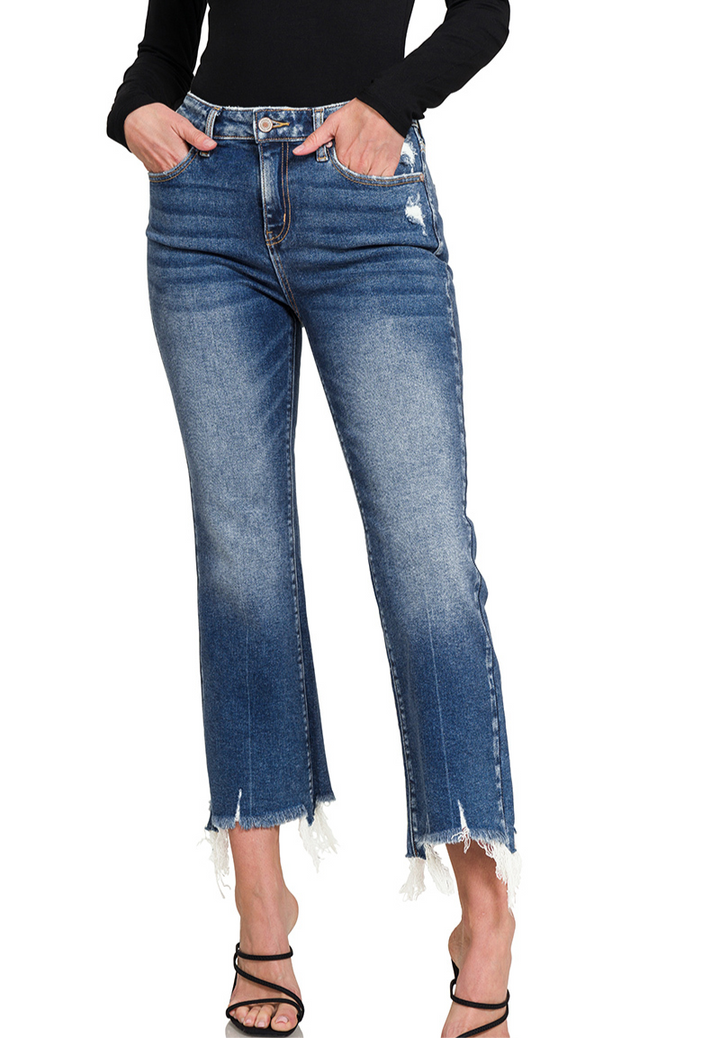Kick Crop Flare Jeans