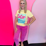 Hot Pink Barrel Pants