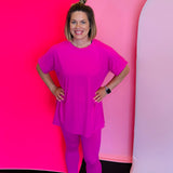 Neon Pink Loungewear Set