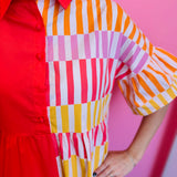 Coral New To Town Dress