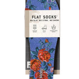 Blue Jean Baby FLAT SOCKS with denim-inspired design, floral flair, and breathable mesh comfort.
