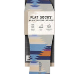 Cowboy Core FLAT SOCKS with Western design, non-slip fit, and soft polyester micro-pile fabric.