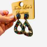 Vintage Jewel Drop Earrings