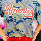 Camo America Top
