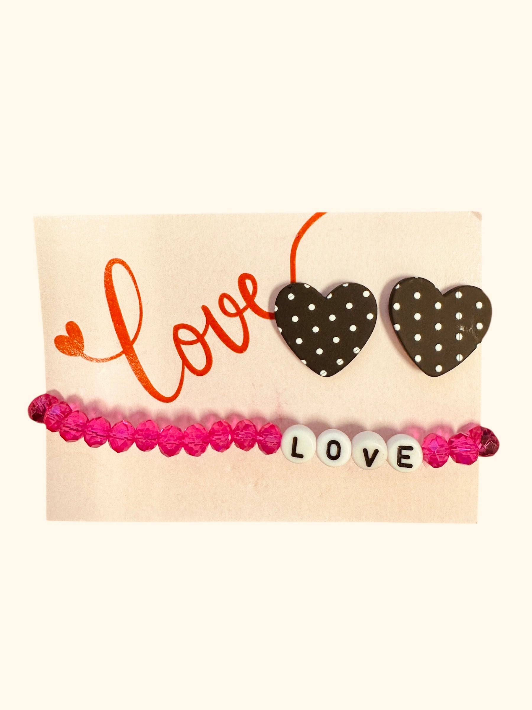 Valentine Earring & Bracelet Set