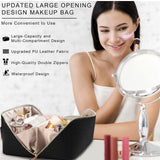 Black Woven Cosmetic Bag