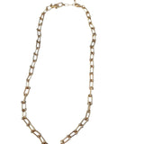 Gold Chain Link Necklace (Water Resistant)