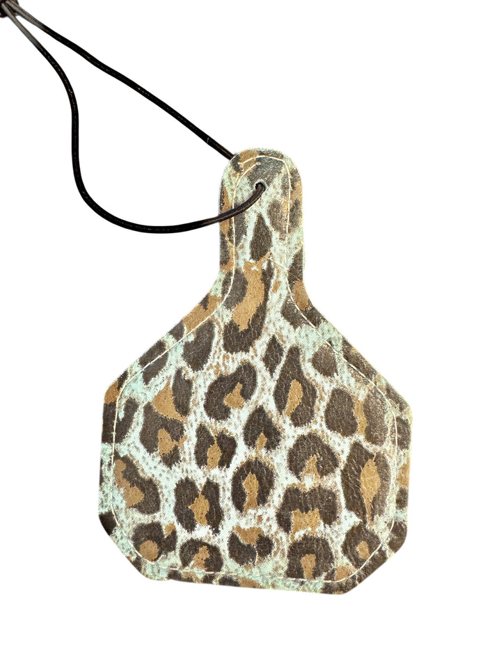 Cow Tag Shape ReSCENTit Car Freshener