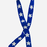 Beaded Blue and White Star Strap