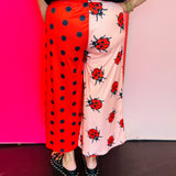 Burnt Toast Lady Luck Half & Half Cropped Pants