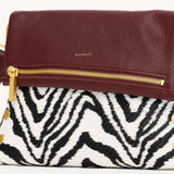 Hammitt VIP Med Zebra Brushed Gold