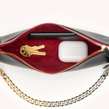 Hammitt Kyle Revival Sml Black Press/Gold-Silver Red-Zip