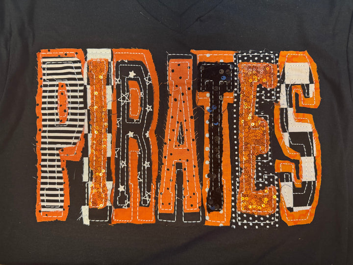 Pirates Double Stacked Spirit Shirt