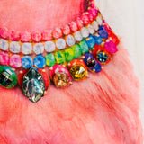 Jewel Collared Flamingo Tee